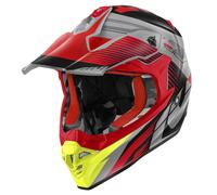 Casque Motocross GIVI 60.1 FRESH Rouge/Noir / Titane