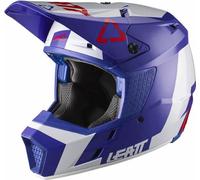 Casque motocross GPX 3.5 - bleu-blanc - 57 - 58 cm