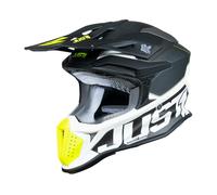 Casque Motocross JUST1 J18F HEXA Jaune Fluo/Noir/Blanc