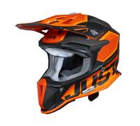 Casque Motocross JUST1 J18F HEXA Orange/Titane/Noir