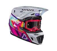 Casque Motocross LEATT Moto 8.5 Composite Pinata Violet Avec Masque 5.5