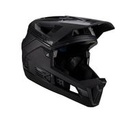 Leatt Casque MTB Enduro 4.0 - mentonnière amovible - noir Stealth - M 55-59 cm