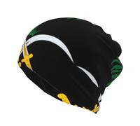 Casque Multifonction Unisexe Double Face Royaume D'Arabie Saoudite Emblème National Pleine Impression Cagoule Écharpe Bandeau Attaches Protège-Oreilles Bandeau Élastique Spirale Aérée