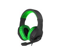 Casque - Natec - Genesis Argon 200 - Filaire - Jack 3,5mm - Noir, Vert