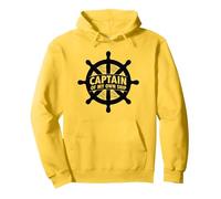 Casque Nautique Captain of My Own Ship Sweat à Capuche, Unisexe pour Adultes, Citron, S