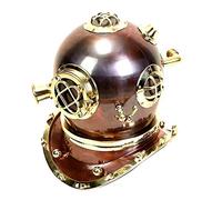 Casque nautique de plongée en laiton cuivre | Casque décoratif de bateau maritime