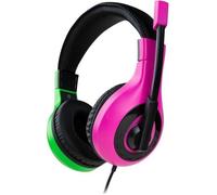 Bigben Interactive Casque de jeu Headphone P+G V1 Filaire stéréo pour Nintendo Switch Rose/Vert
