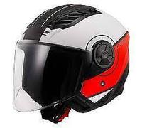 Casque Of616 Airflow Ii Couverture Blanc Mat Rouge S