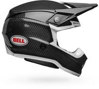 Casque Off-Road Bell Moto-10 Spherical Solid Gloss Black/White