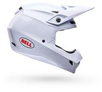 Bell MX-10 Mips Solid, casque de motocross XL White White