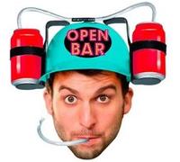 Casque OPEN BAR - anti Soif Bleu G