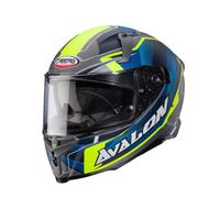 Caberg Avalon X Optic Casque intégral Gris/Bleu/Jaune M unisex