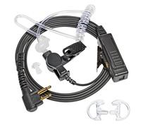 Casque-oreillette 2 Pin pour Talkie-walkie avec Grande Touche PTT et Micro