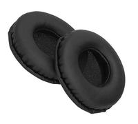 Casque Oreillette Coussin de Remplacement, Matériau en Éponge Douce (Black) | Convient à hesh 2.0, tissu PU durable, ajustement confortable, blocage du bruit, facile à installer