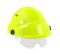 CASQUE"ORIZON" FLUO JAUNE VISIERE FLUO JAUNE AVEC LUNETTE