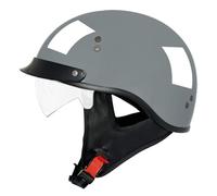 Casque Ouvert Demi-Casque De Moto Homologué DOTECE Vintage Casques Jet De Moto pour Homme Et Femme Adultes Casques Bol Moto pour Vélos Motos Scooter 2,M:57-58CM
