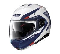 Casque Ouvrable Nolan N100-5 PLUS MILESTONE N-COM 53 White Blue
