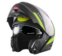 Casque ouvrable NOS NS-8 Gaze Fluor Yellow Matt