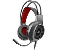 MARSGAMING MHAX Noir, Casque Gaming RGB Multiplat + Mic Amovible, 53 mm HiFi Grande