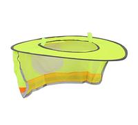 Casque pare-soleil Full Brim Mesh cou pare-soleil haute visibilité bande réfléchissante protection UV accessoire de refroidissement pour les travailleurs de la construction des (Jaune)