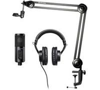 Audio-Technica Kit de streaming Creator Pack Microphone cardioïde câble 2 m Contrôle volume Noir
