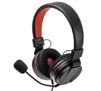 Snakebyte Head:Set S Casque Avec fil Arceau Jouer Noir, Rouge