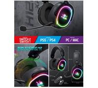 Casque PC Gamer - SPIRIT OF GAMER - H1200 - Sans fil RF/Bluetooth - 7.1 Virtual Surround - Micro détachable