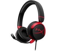 Casque PC gaming filaire HyperX Cloud Mini pour enfant Noir et Rouge Noir F