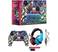 Casque PC Gaming PRO-H3 ¿ Manette SWICH 2 RGB Sans fil BLUETOOTH Noir Shining Graff ¿ Peinture Phosphorescente