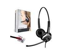 Casque PC Gequdio WA9026 Filaire Jack 3.5mm Supra-Auriculaire Son Stéréo Annulation de Bruit Noir