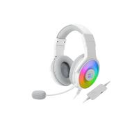 Casque PC Redragon H350 Filaire Supra-Auriculaire Son Surround Stéréo Jack 3.5mm Blanc
