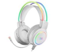 Mars Gaming MHRGB, Casque Gaming, Éclairage 360º, Son Ultra-Bass 3D, Microphone Réduction de Bruit, Ultra-léger, Windows/PS4/PS5/XBOX One/Xbox Series X|S/Mac/Switch/Switch 2/Smartphone/Tablette, Noir