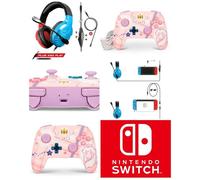 Casque PC - NINTENDO - PRO-H3 - Rouge et Bleu - Stéréo 2.0 - Compatible Switch