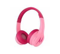 Motorola Casque Bluetooth enfants Squads 300 – 24h, ≤85 dB, coussin anti-allergie sans BPA, Rose