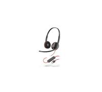 Casque Plantronics Blackwire C3220 - Filaire - Design Sur tête - Stéréo - Noir - Supra-aural