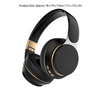 Casque Pliable Antibruit Stéréo sur L'oreille Casque sans Fil pour Les Voyages Sportifs, Batterie au Lithium 400 MAh Premium