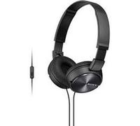 Casque pliable avec microphone mdr-zx310apb noir Noir