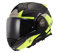 Casque Pliable LS2 FF901 Advant X Oblivion (Noir Mat/Jaune Fluo) Taille: XL (61)