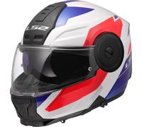 Casque pliant LS2 FF902 Scope II Duria, blanc/bleu/rouge, 3XL (65/66)