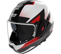 Casque pliant Nolan N120-1 Ciclone, noir/blanc/rouge, S (56)