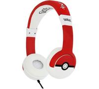 Casque - POKÉMON - Poké Ball Junior - Filaire - Rouge - Limité à 85 dB