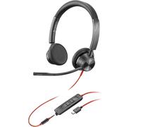 Casque POLY Blackwire 3325 USB-C filaire 3,5 mm pour PC portable Windows
