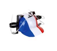 CASQUE PORTE-GOBELETS TRICOLORE FRANCE ADULTE