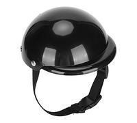 Casque pour Animaux, Casque Moto pour Chien Chat, Taille Ajustable, Noir - Protection Contre Soleil et Impact, Confortable avec Sangle Réglable (M)