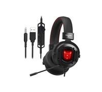 Casque pour Casque ONIKUMA K3 sur Oreille et Filaire pour Casque de Jeu PS4 avec Microphone Anti-Souffle Noir