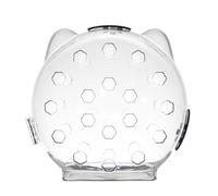 Casque pour chat, anti-morsure, respirant, à capuche spatiale transparente, design multifonctionnel, pour le bain, l'entretien ou la coupe des ongles