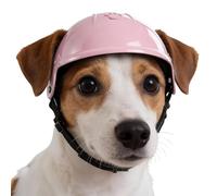 Casque Pour Chien De Petite Taille Stylé Avec Sangle Jugulaire Ajustable