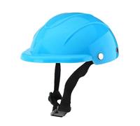 Casque pour Chien Protection Lot de 2 Casques for Chien, Casque Moto réglable for Chiot, sécurité for Animal Compagnie, Locomotive, Accessoires for élégants(Blue-S)