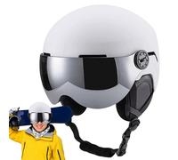 Casque pour le Snowboard | Chapeau Antichoc avec Masque | Casque De Neige Pour Temps Froid Avec Visière - Pour Hommes Femmes Jeunes Adultes Skieurs Snowboarders Station Sports Interieur Exterieur