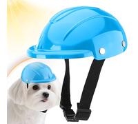 Casque pour Petit Chien - Casque Rigide pour Chien,Chapeau Protectif Réglable Anti-Vent pour Chiot Chat Protection Solaire Vélo Randonnée Extérieur